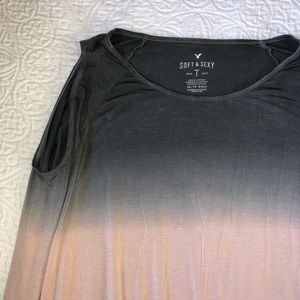 Open Shoulder Long Sleeve